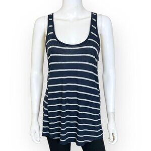 Vince Pima Cotton Striped Tank - sz Small
